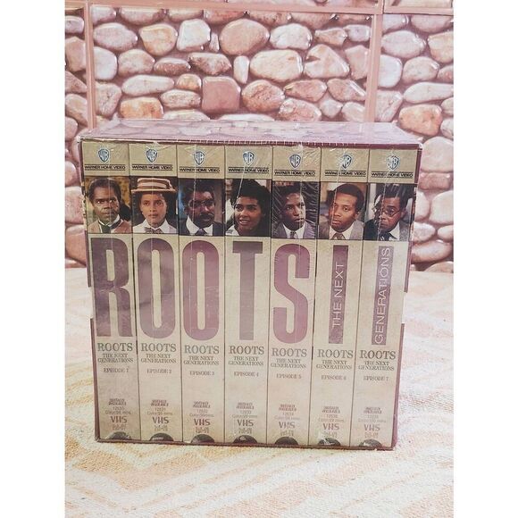 New & Sealed ROOTS THE NEXT GENERATION VHS Movie 1992 Boxed Set 7 Tapes - Picture 1 of 6